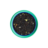 Svart te Cherry Fandango från Pontus Frithiof – blandning med körsbär och litchi i elegant designburk.